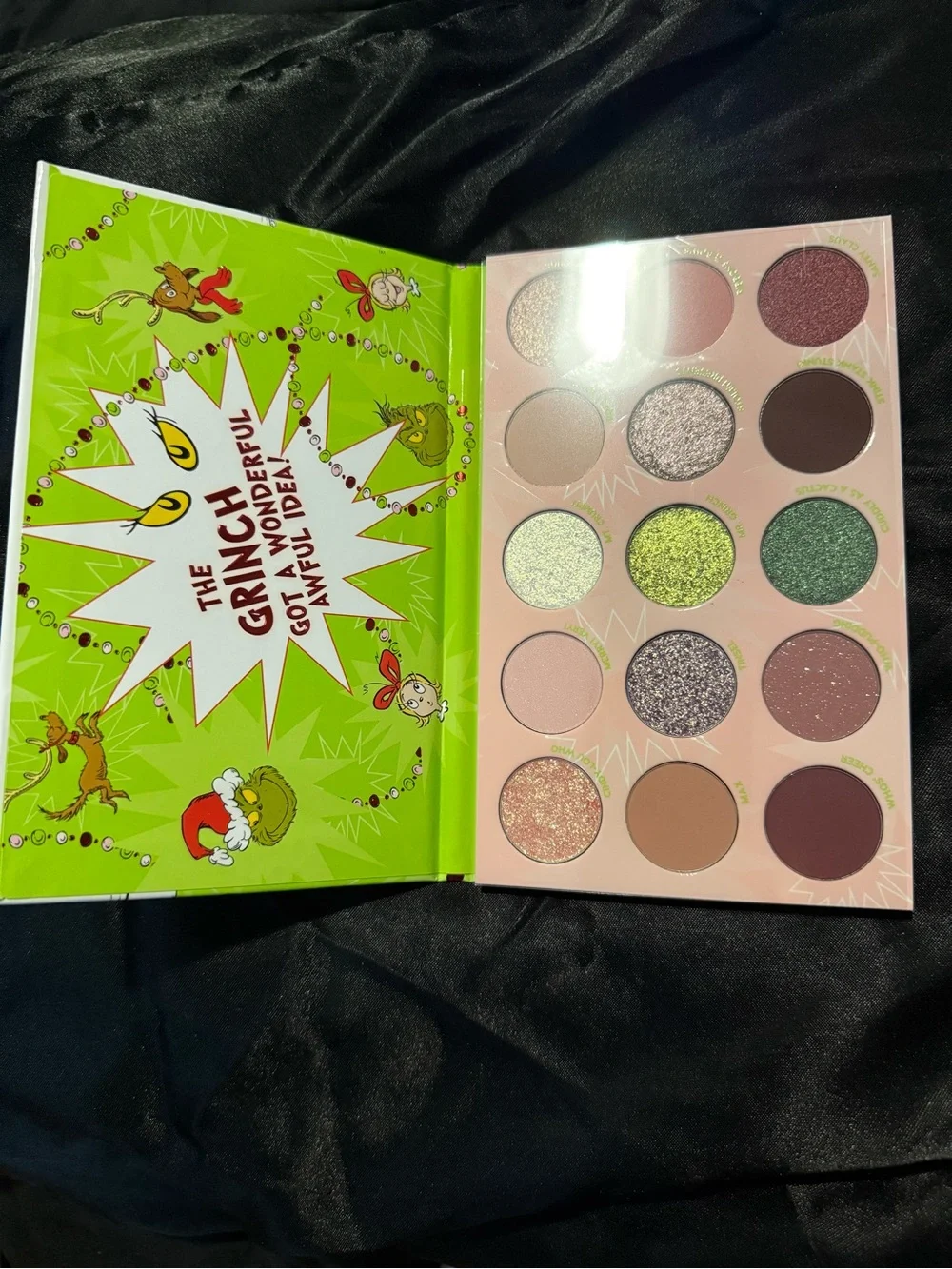Grinch Eyeshadow Palette